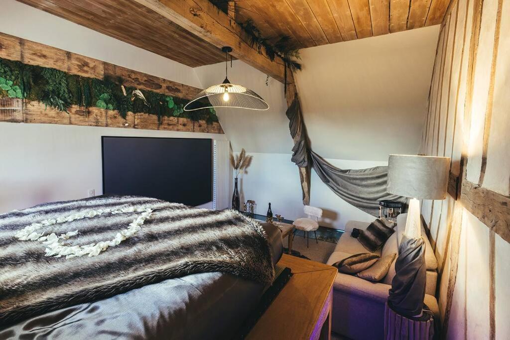 Le Duplex De L'Etoile Home Cinema Jacuzzi Et Sauna Privatif Longmesnil 外观 照片